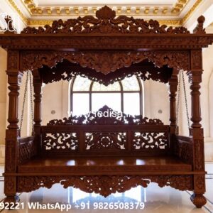 Luxury Swing Design with Decorative Floral Carvings No-6422