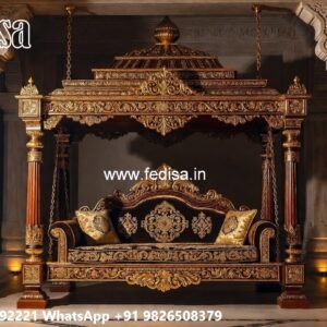 Luxury Swing Design with Rich Teak Wood Texture No-6426