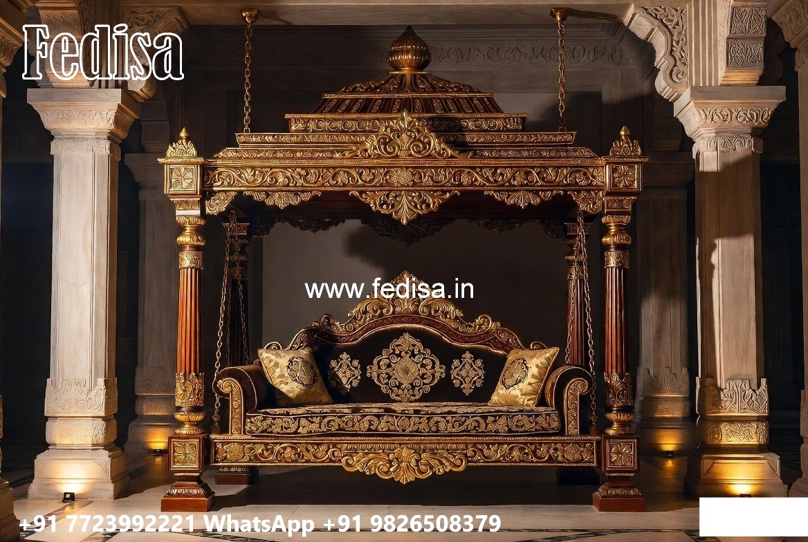 Luxury Swing Design with Rich Teak Wood Texture No-6426
