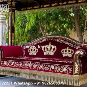 Luxury Swing Design with Beautiful Carved Backrest No-6446