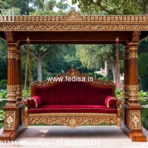Wooden Classic Swing Design with Elegant Cushion Seating No-6516