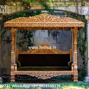 Elegant Classic Swing Design with Decorative Carvings No-6520
