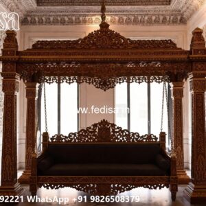 Classic Swing Design with Antique Wooden Craftsmanship No-6598