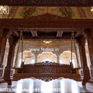 Stylish Royal Swing Design with Decorative Brass Chains No-6606