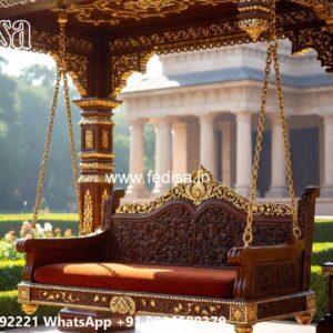 Wooden Royal Swing Design with Artistic Traditional Touch No-6616