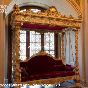 Stylish Royal Swing Design with Elegant Wooden Texture No-6633
