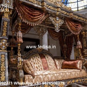 Wooden Royal Swing Design with Decorative Backrest No-6642