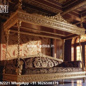 Wood Carving Swing Design Ideas for Luxury Home Interiors No-6651