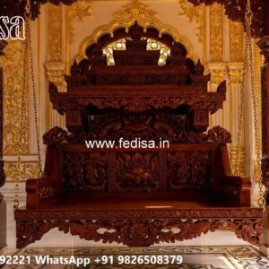Decorative Wood Carving Swing Design for Hall Spaces No-6678