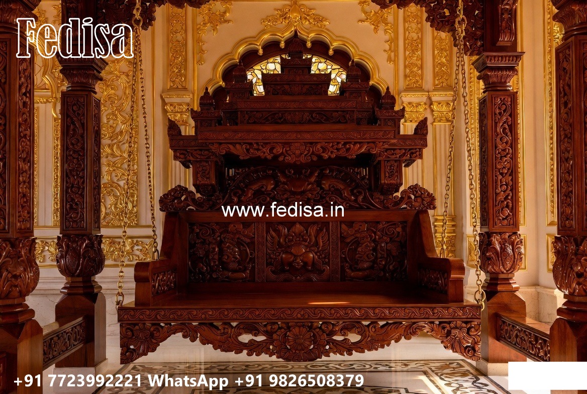 Decorative Wood Carving Swing Design for Hall Spaces No-6678