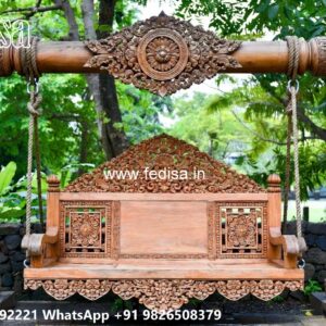 Royal Wood Carving Swing Design for Luxury Interior Styling No-6680