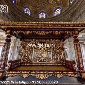 Indoor Wood Carving Swing Design for Comfortable Seating No-6704