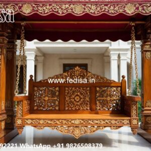 Wood Carving Swing Design Ideas for Royal Home Interiors No-6722