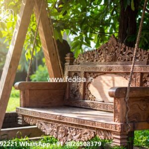 Luxury Wood Carving Swing Design for Stylish Living Spaces No-6724