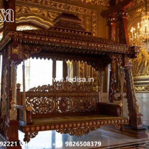 Wood Carving Swing Design with Premium Heritage Craftsmanship No-6725
