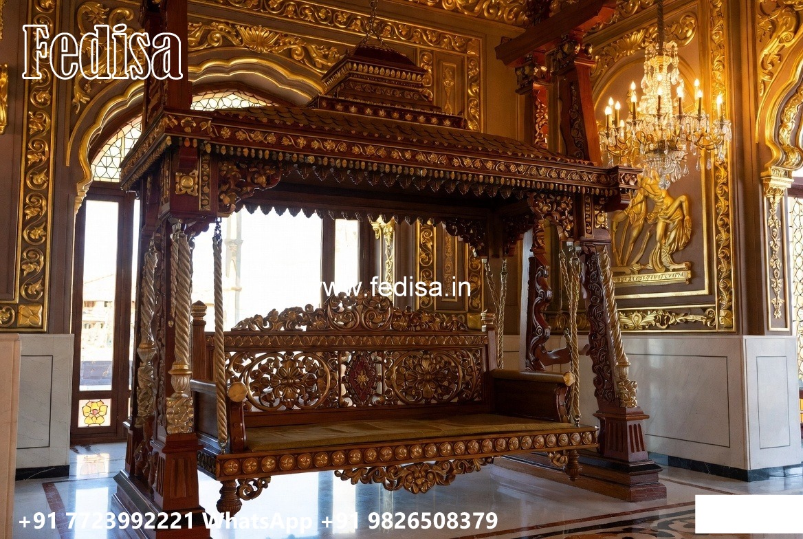 Wood Carving Swing Design with Premium Heritage Craftsmanship No-6725