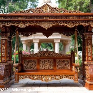Luxury Wooden Swing Design Ideas for Elegant Home Interiors No-6751