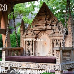 Antique Wooden Swing Design for Traditional Interior Look No-6759