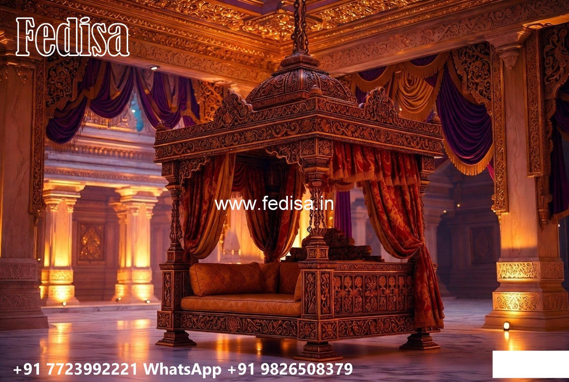 Custom Wooden Swing Design for Premium Home Interiors No-6764