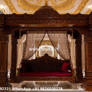 Decorative Wooden Swing Design for Home Entrance Area No-6769