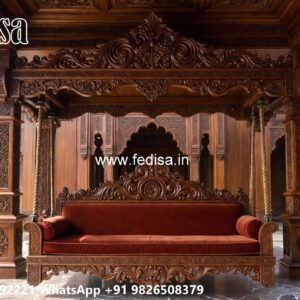 Wooden Swing Design for Balcony Seating Inspiration No-6774