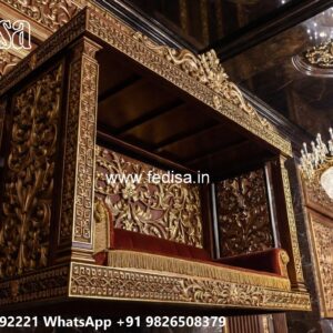 Wooden Swing Design for Peaceful Relaxation Corner No-6780