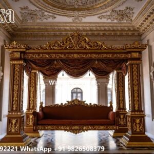 Luxury Wooden Jhula Design for Hall Interior Styling No-6783