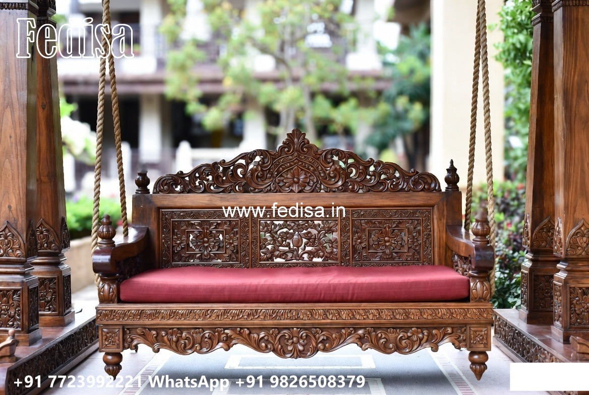 Wooden Swing Design with Classic Traditional Touch No-6784