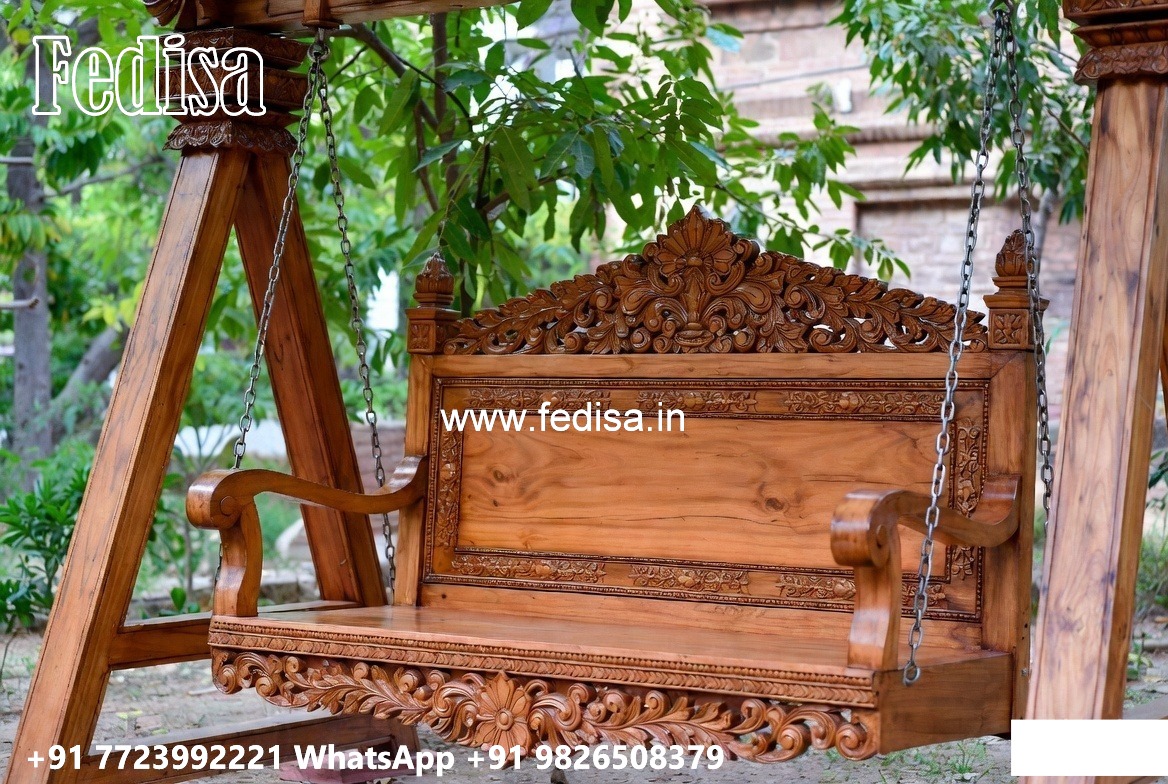 Wooden Swing Design for Traditional South Indian Homes No-6794
