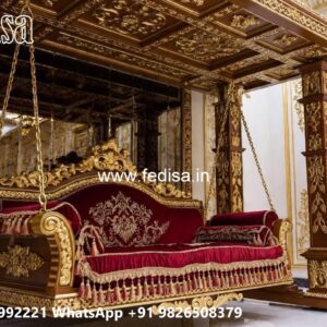 Modern Wooden Swing Design with Sleek Finishing Style No-6795