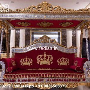 Wooden Swing Design with Beautiful Decorative Carvings No-6797