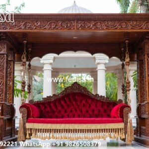 Premium Wooden Swing Design for Modern Villa Decor No-6801