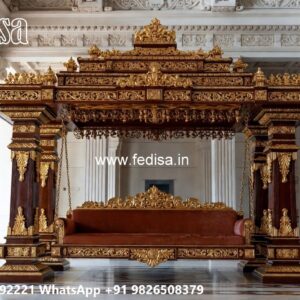 Luxury Wooden Swing Design for Spacious Hall Interiors No-6805