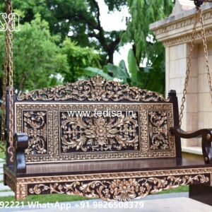 Wooden Swing Design for Elegant Family Sitting Space No-6843