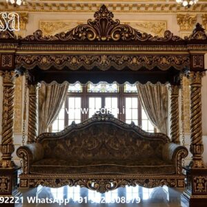 Wooden Swing Design for Artistic Home Interior Beauty No-6848