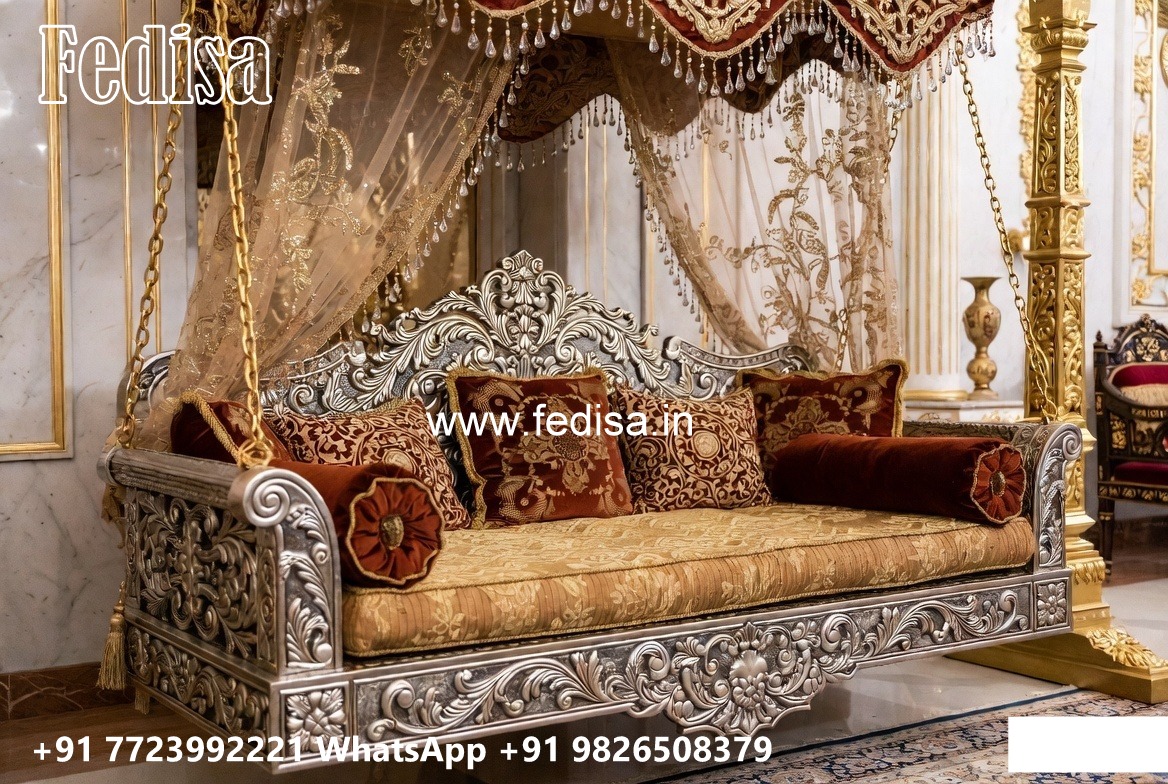 Luxury Swing Design with Artistic Carving Patterns No-6861