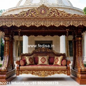 Luxury Swing Design with Rich Teak Wood Texture No-6876