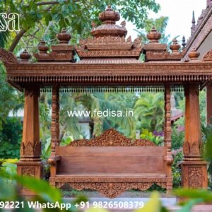 Luxury Swing Design with Artistic Wooden Patterns No-6887