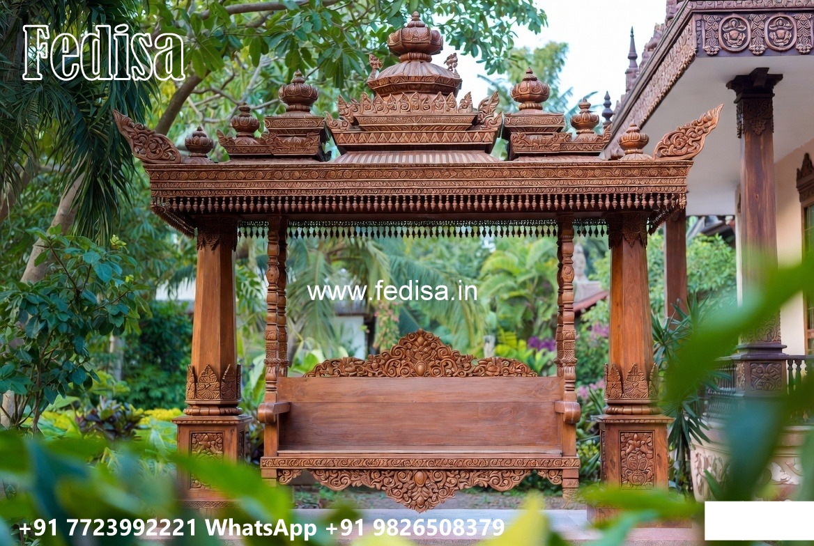Luxury Swing Design with Artistic Wooden Patterns No-6887