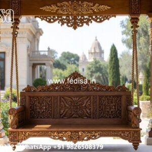 Luxury Swing Design with Beautiful Carved Backrest No-6896