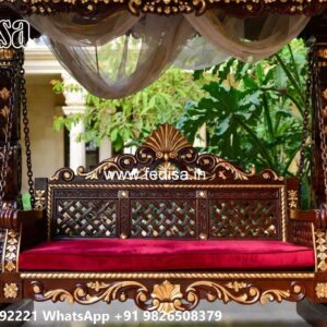 Luxury Swing Design with Rich Wooden Texture Finish No-6938
