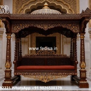 Elegant Classic Swing Design with Decorative Carvings No-6970