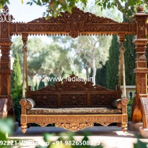 Stylish Royal Swing Design with Elegant Wooden Texture No-7083