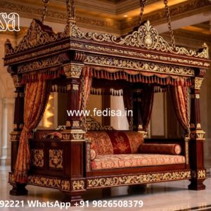 Royal Swing Design with Palace Inspired Wooden Artwork No-7095