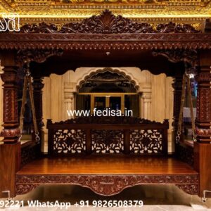 Antique Wood Carving Swing Design with Heritage Look No-7126