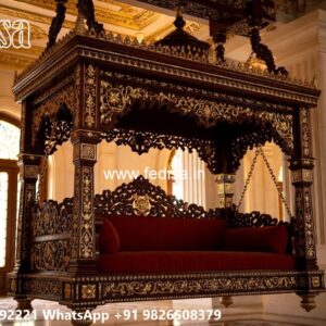 Decorative Wood Carving Swing Design for Hall Spaces No-7128