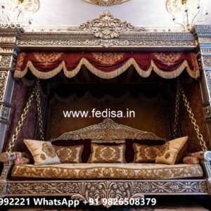 Wood Carving Swing Design for Modern Traditional Homes No-7132