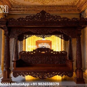 Decorative Wood Carving Swing Design with Artistic Finish No-7155