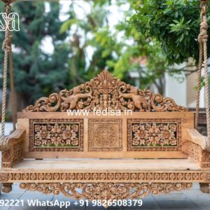 Luxury Wood Carving Swing Design for Spacious Family Rooms No-7183