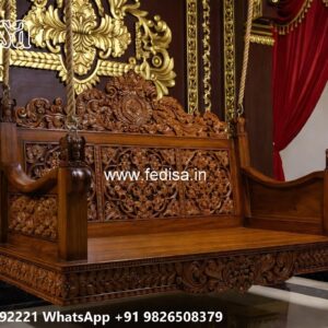 Classic Wooden Swing Design for Luxury Villa Interiors No-7206